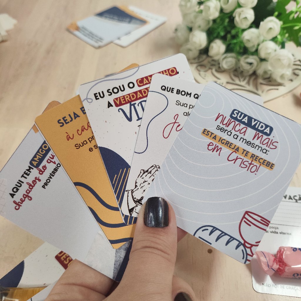 Cards de Recepção